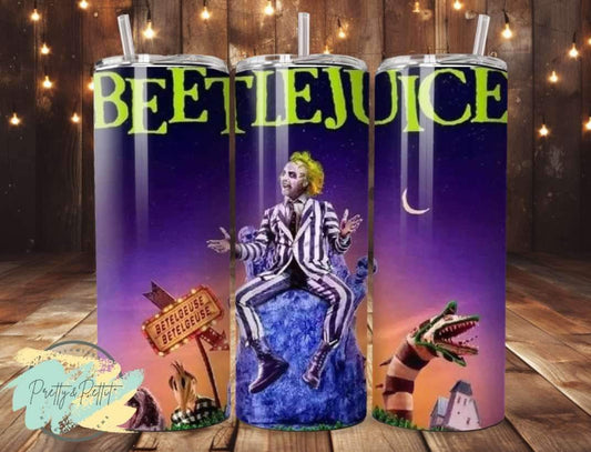 Beetlejuice Tumbler Design 1