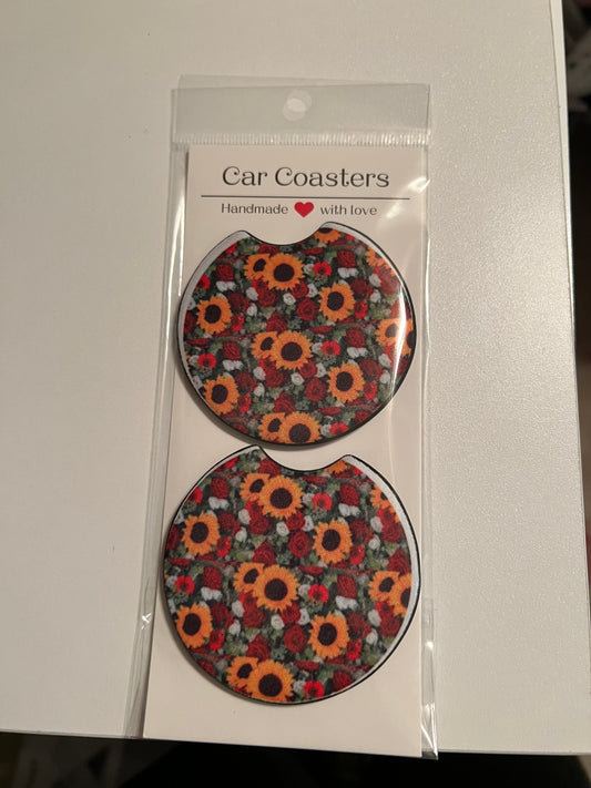Oopsie Sunflower Car Coaster