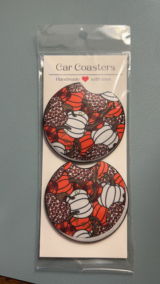 Oopsie Pumpkin Car Coaster